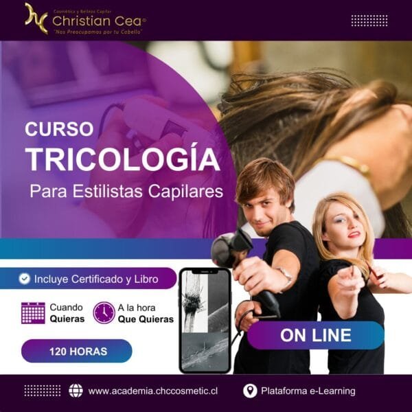 Curso Tricología para Estilistas $USD 30